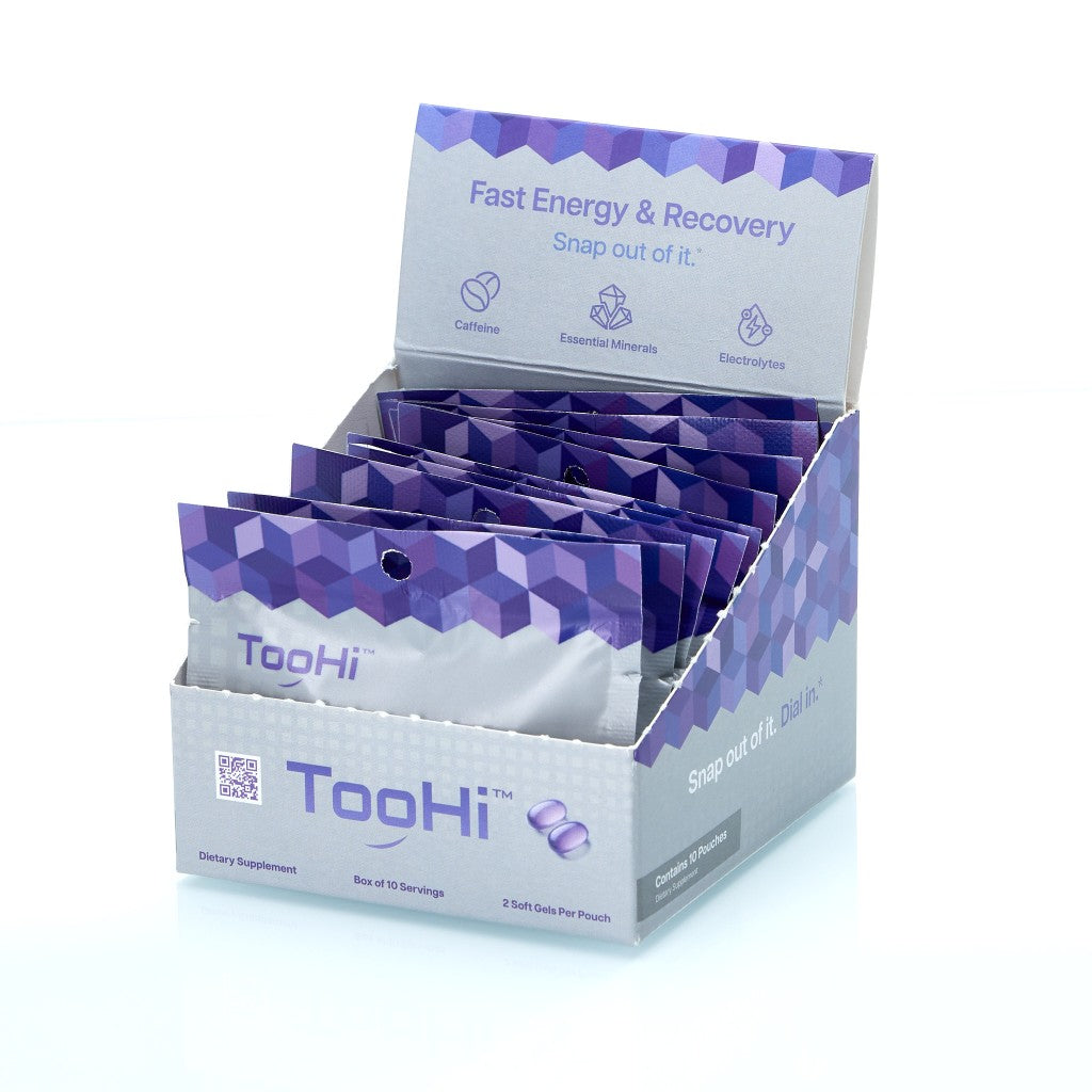TooHi Reset Soft Gels — 10 pouches per box